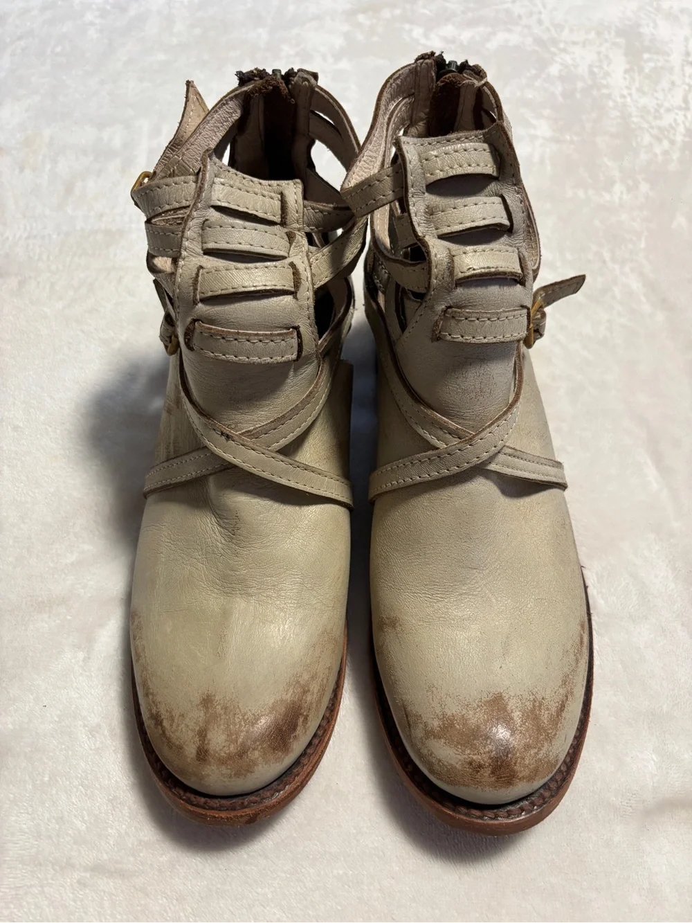 Freebird By Steven Distressed Stair Ankle Boot